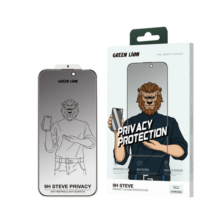 گلس پرایوسی گرین لاین آیفون 16